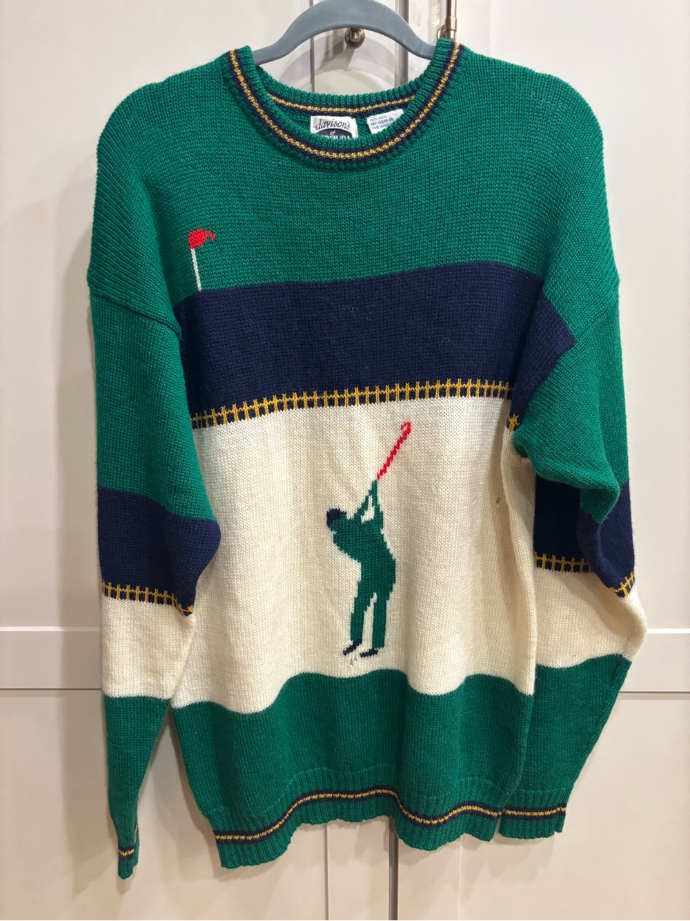 Vintage Golf Sweater by Davison’s of Bermuda